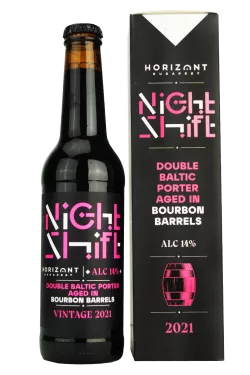 Night Shift Vintage 2021 Double Baltic Porter aged In Bourbon Barrels