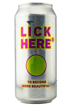 Lick here