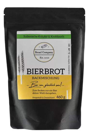 Product Bierbrot Backmischung - Italienische Kräuter & Knoblauch