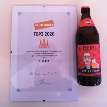 Product Opas Liebling Kellerbier