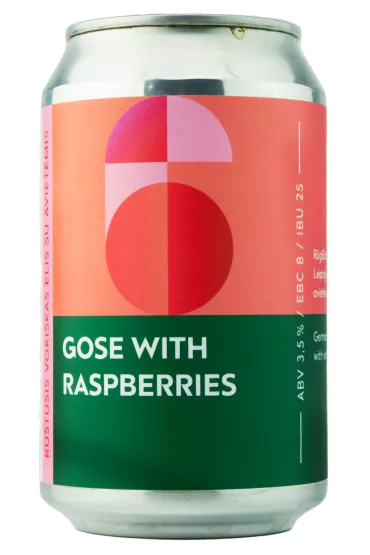 Product Gose with Raspberries